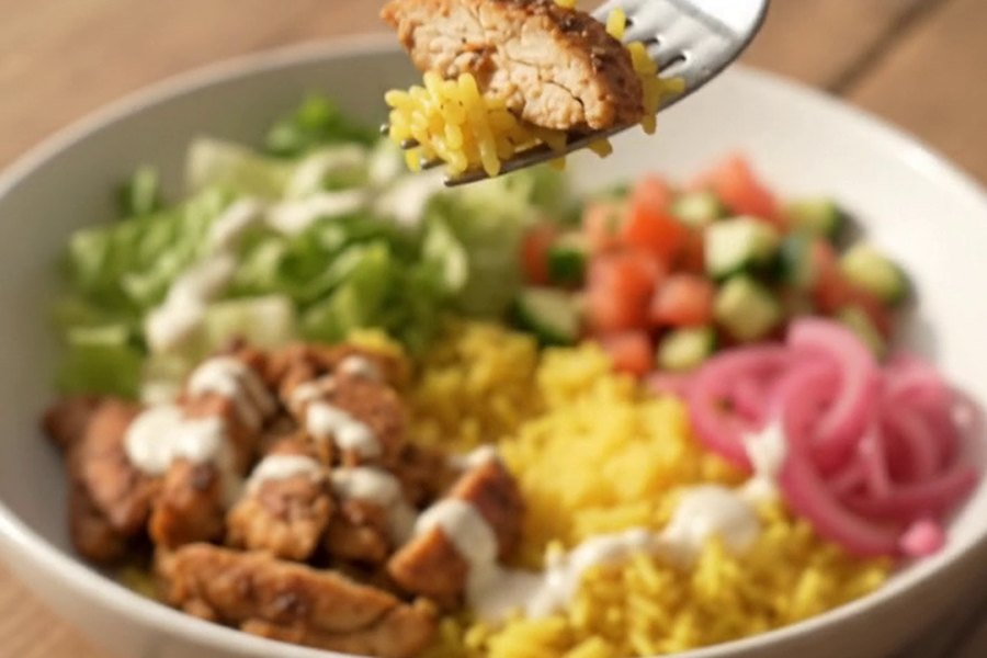 Chicken Shawarma Rice Bowl